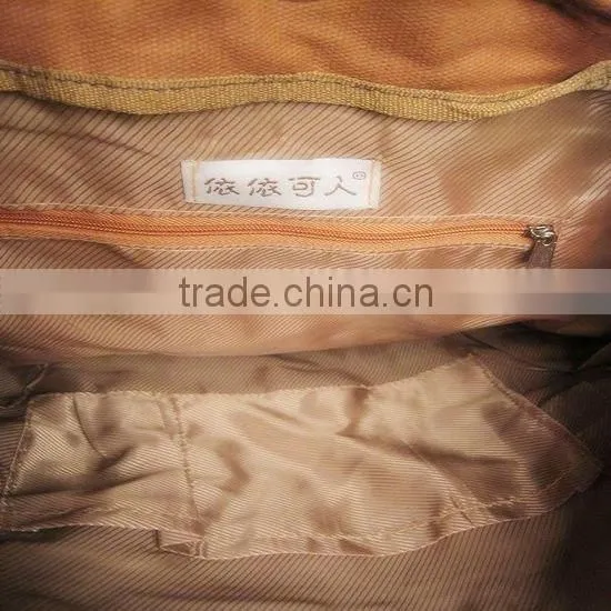 zhejiang bags factory new style fashion ladies' handbag and canvas messenger bags