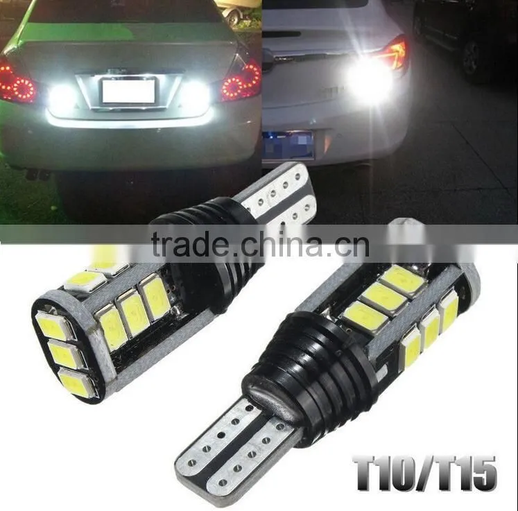 T15 15 SMD 5630 LED Bombilla Backup Reverse Auto Canbus NO Error Lights t15