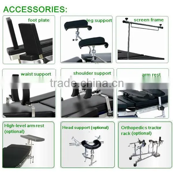 Cheapest! Manual Surgery Operating Room Table