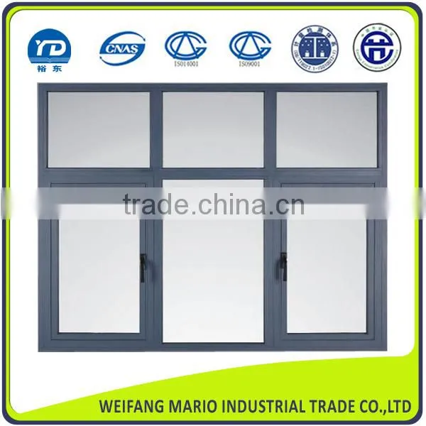 Hot sale aluminium casement window/aluminium windows and doors suppllier