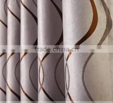 100% Poly sun-shading jacquard blackout fabric flame Retardant blackout fabric for living room