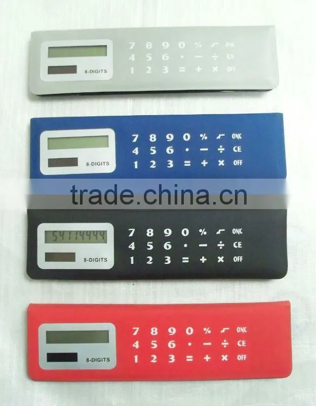 promotional gift flash night light 8 digital electronic calculator for students