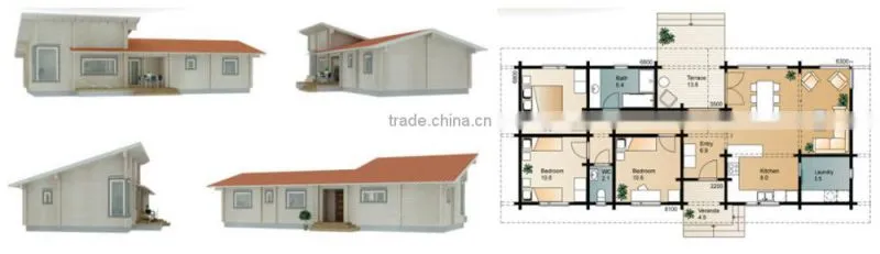 graceful living wooden house