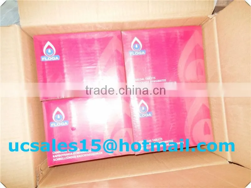 Factory price hookah charcoal briquette for shisha,hookah,nargile