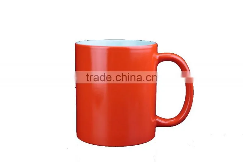 hot sale!11oz Ceramic Heat Sensitive Full Color Changed Mug for sublimation
