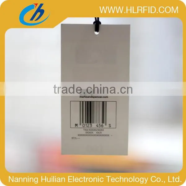wholesale rfid uhf Alien Higgs 3 personalized garment rfid pvc Hang Tag for Clothing management