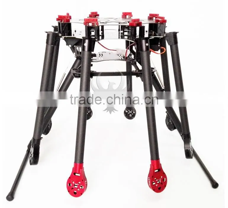 Umberella Folding 8-Axis Carbon Fiber Frame/Kit multi copter Octo copter frame with retractable landing gear