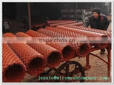 heavy duty expanded mesh sheets / PVC coated expanded metal mesh supplier