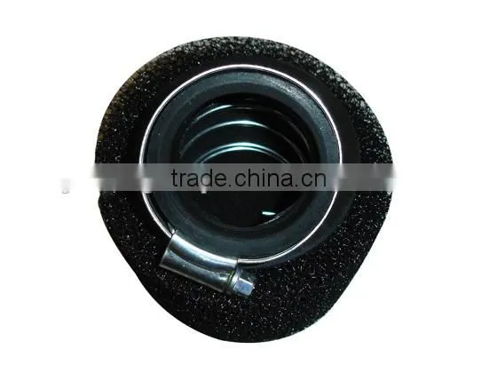 BLACK 41mm 42mm Bent Angled Foam Air Filter Pod PIT Quad Dirt Bike ATV Buggy