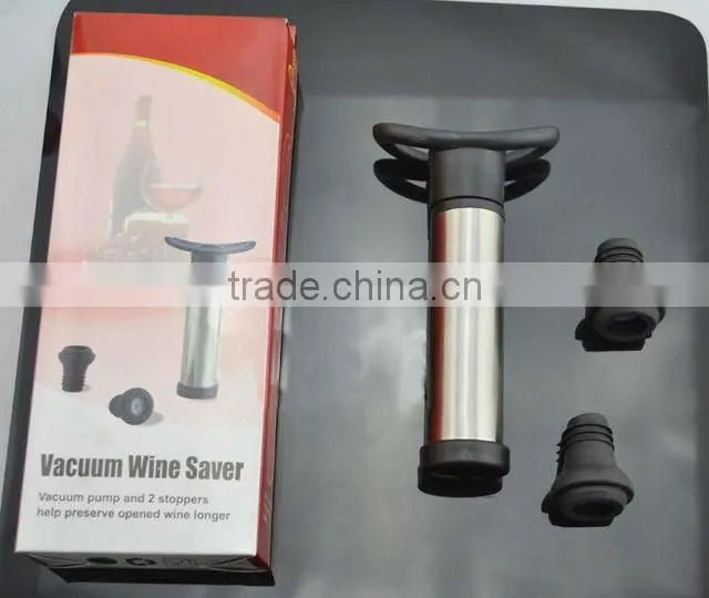 Wine Bottle Vacuum Saver Sealer Preserver Pump Stopper