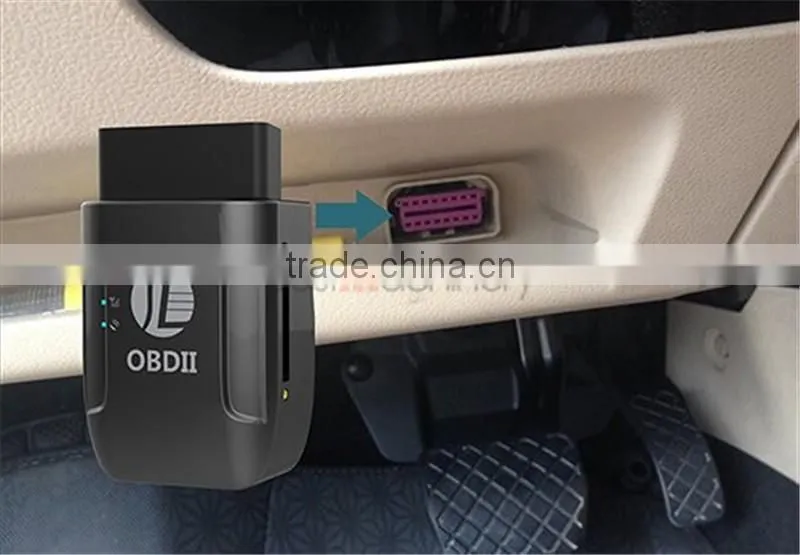 Accurate Real Time Tracking TK207 OBD II GPS Tracker With Diagnostic Function