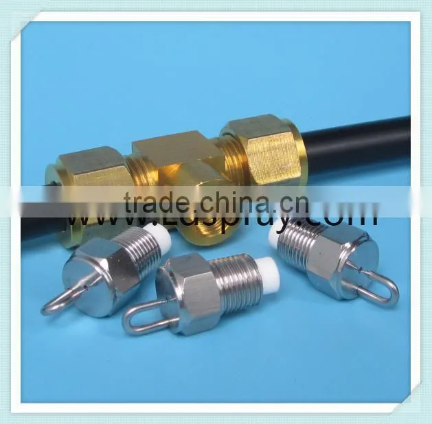 PJ impingement pin fine fog mist nozzle