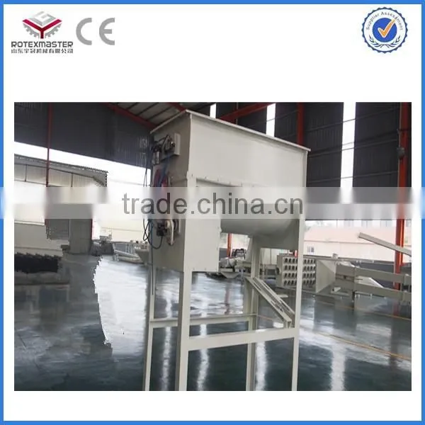 Rotexmaster YSHJ100 Single Shaft and Double Spiral Mixer for Chicken feed mixing
