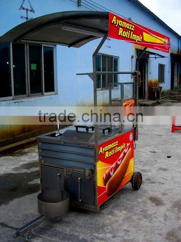 Jieguan customized Deft Street Mobile Hot Dog Cart push cart SK-500(0086-13580546328)