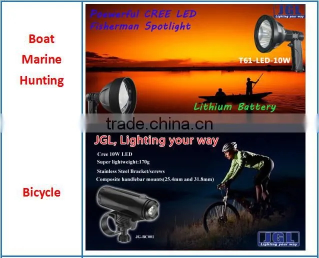 guangzhou portable power source ems High/Middle/Low/SOS operated CREE 80W LED heavy duty rechargeable searchlight
