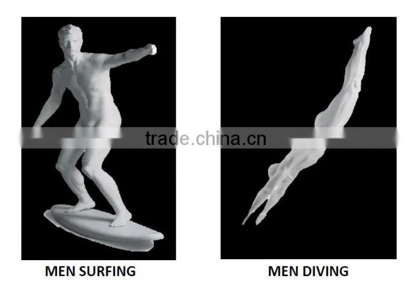 muscled biker sport mannequin display on sale