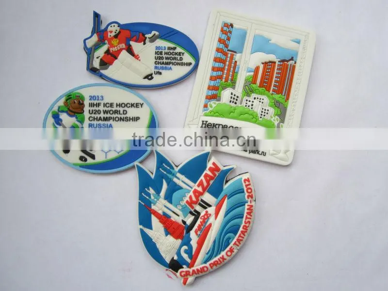 High Quality Custom Souvenir 3D PVC magnet