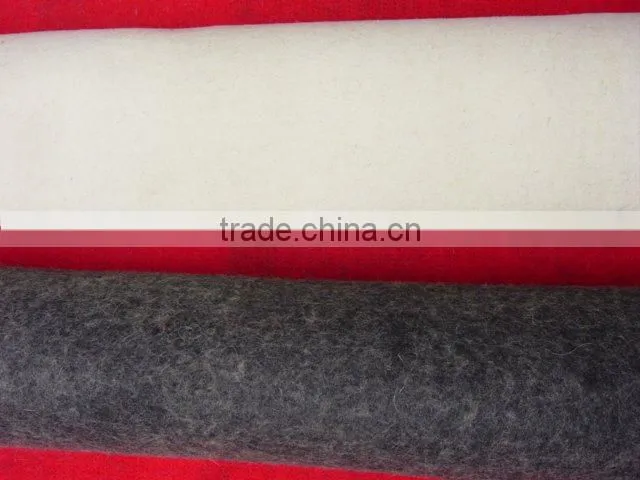 Oil absorption wool felt