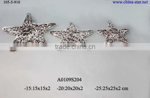 rattan christmas star
