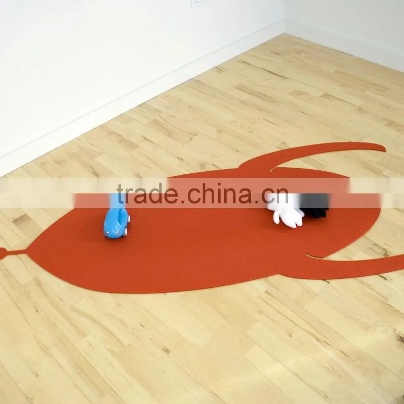 hot new products for 2017 wholesale alibaba china supplier eco-friendly laser cut felt very thin floor mat made in china