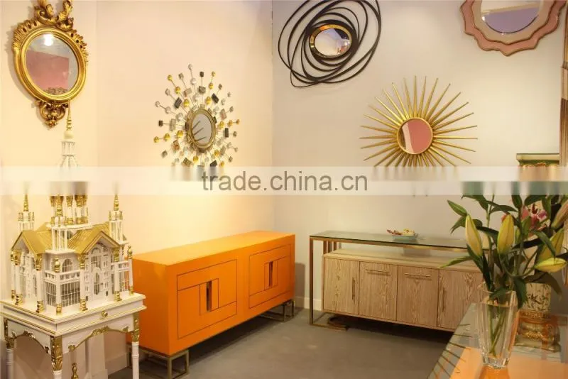 Stainless steel pentagon decorative mirror/wall hanging
