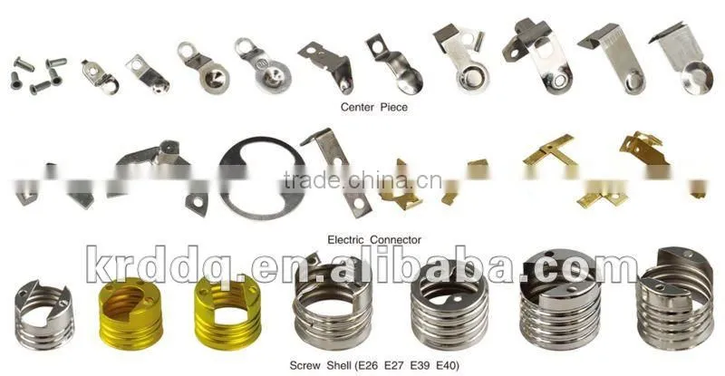 electrical lamp holder metal fitting lighting accessories