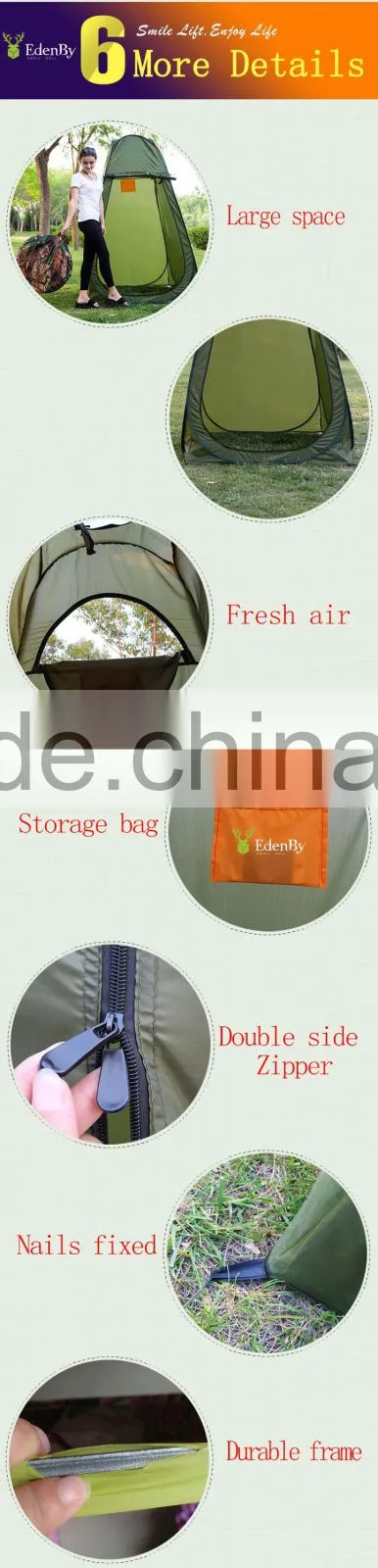 Automatic pop up tent
