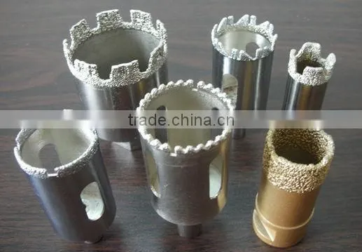 High speed special type Brazed diamond hole saw for drilling concrete