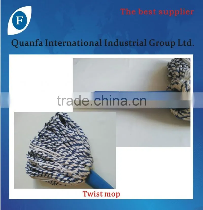 extensible cotton twist mop with stainless steel tube