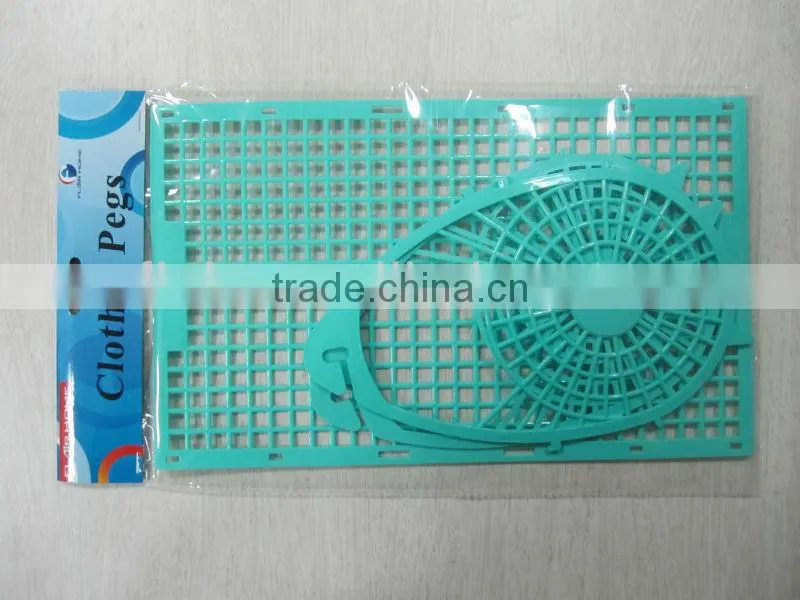 New plastic foldable basket with pegs