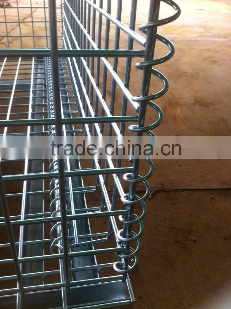 Steel Stacking Folding Warehouse Cages/Storage Cages