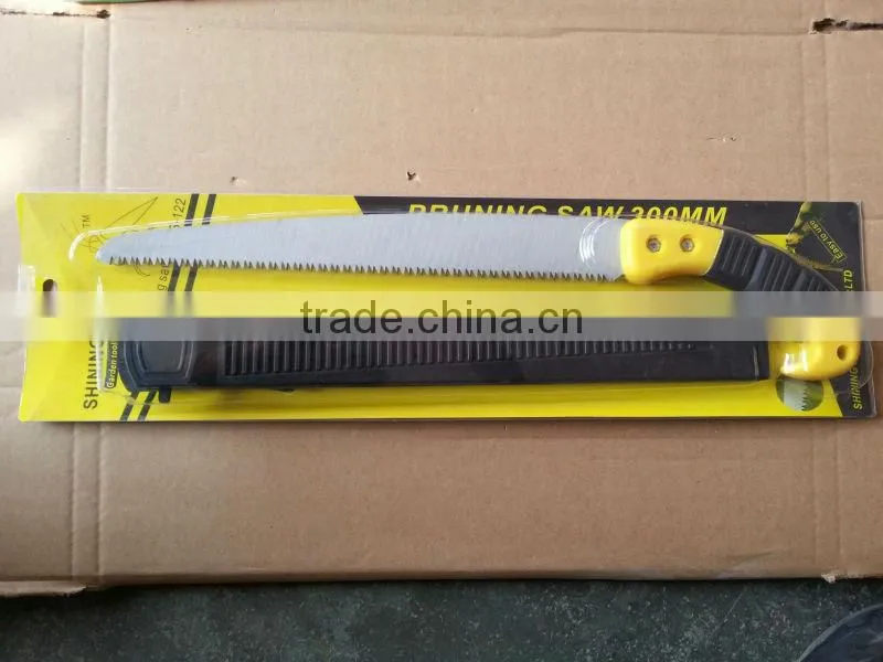 long handle pruning saw, high quality carbon steel plastic handle pruning saw