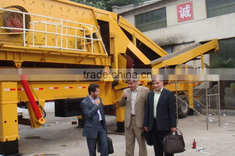Mobile Type Building Waste Crushing & Screening Plant for Recycling