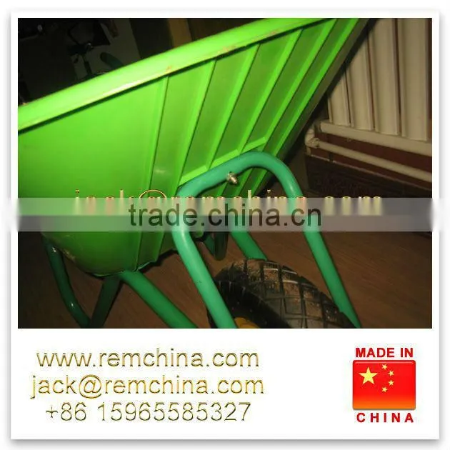 big plastic heavy duty green wheelbarrow WB5009S 85L