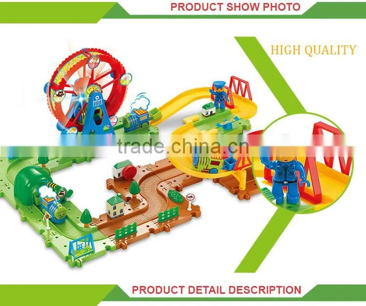 Best selling kids puzzle train track toys