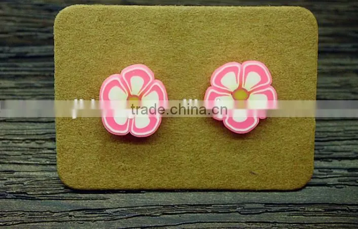 fashion New Design Flower Earring Designs for Women,Kids polymer clay Earrings Fashion