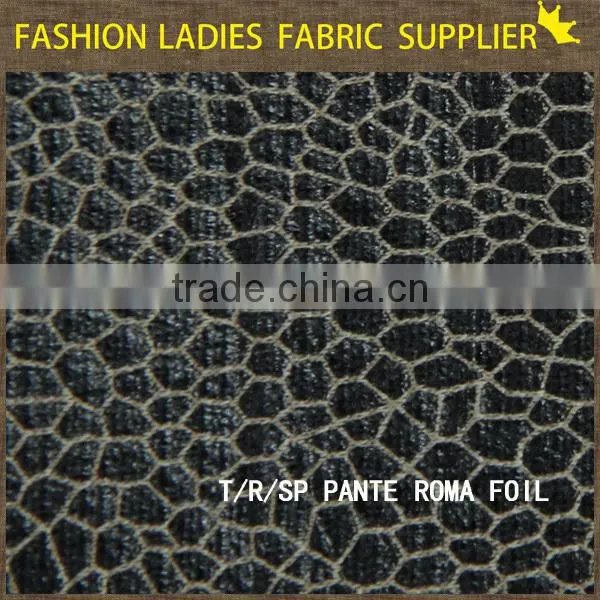 new fashion foil pante roma for trousers wholesale many stocks pante roma fabric