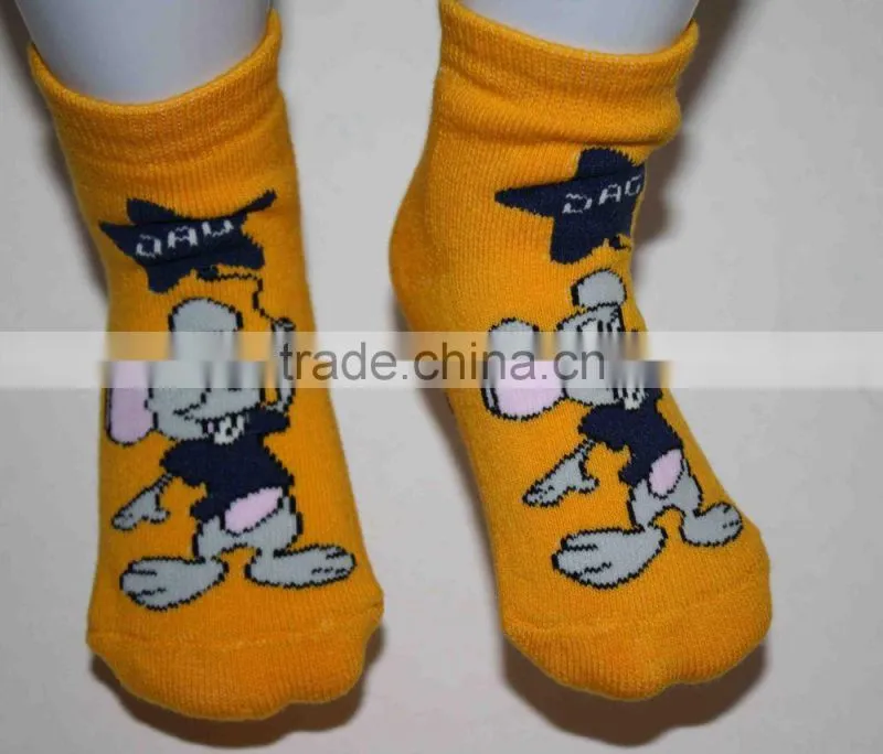Baby dark blu bright color terry towelling cloth socks