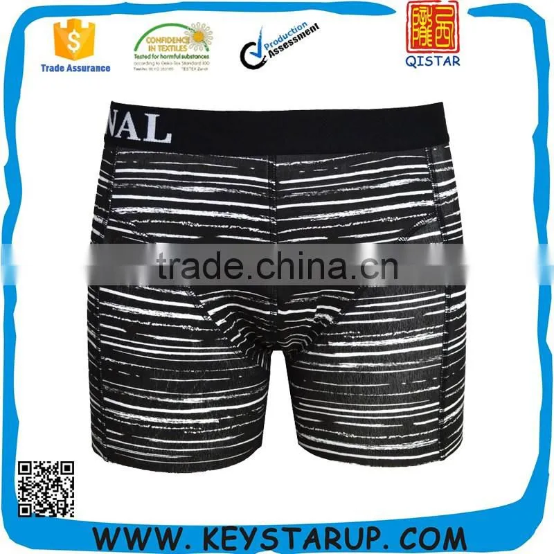 Sexy New Designed Men Cotton Fabric Shorts Boxers with Stripes Underwear for Man