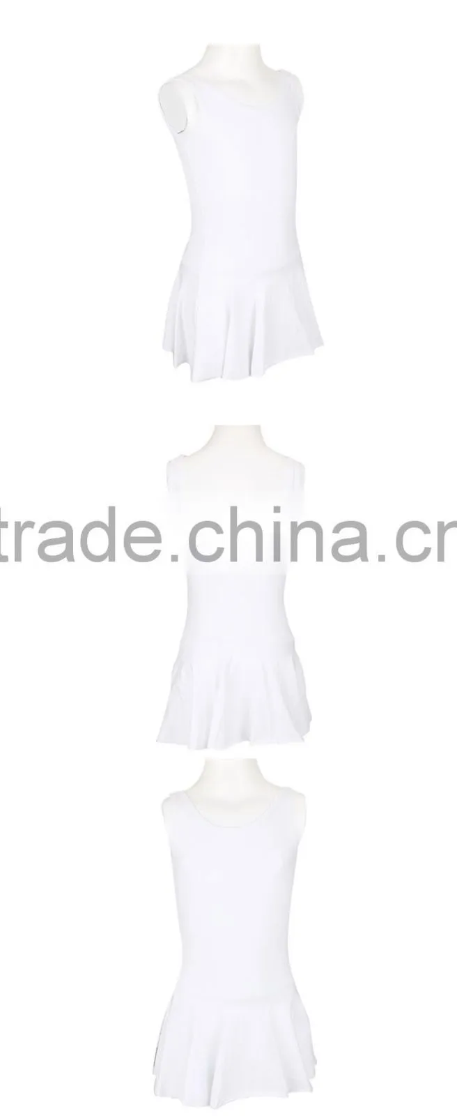 Pretty Baby Girl 100% Cotton White Princess Dress for Summer