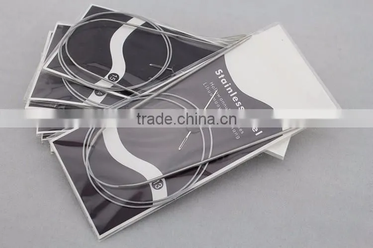 Hot Sale 11 Size 80 Length Stainless Steel Circular Knitting Needles