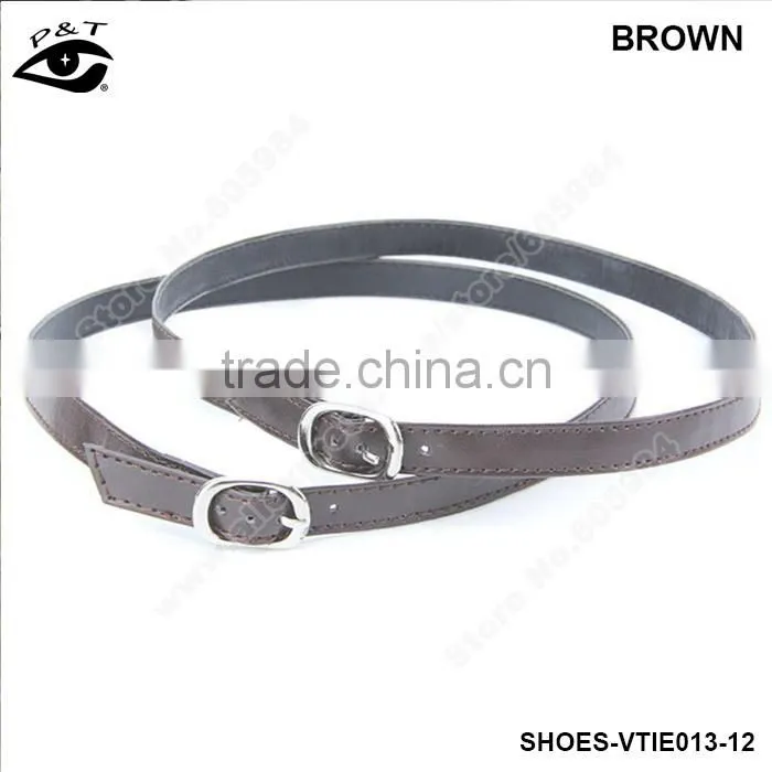 Removable Shoes Straps Detachable Shoe Strap Adjustable Leather Straps with Adjustable Buckle Shoes Accessories 12 Colors