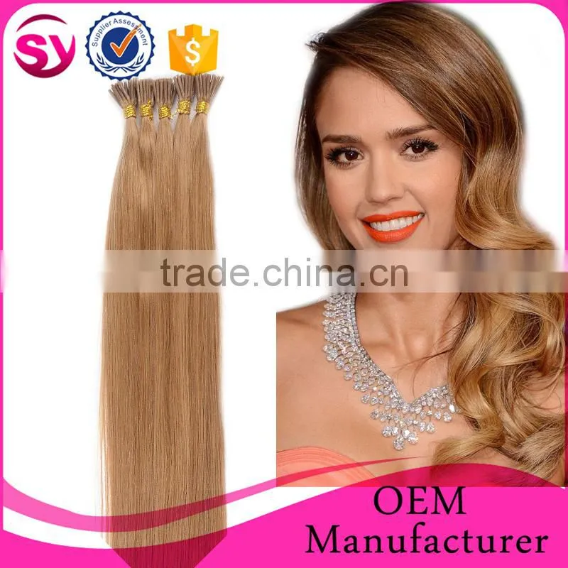 cheap 100% human hair i tip hair extension,factory wholesale price i-tip hair extension