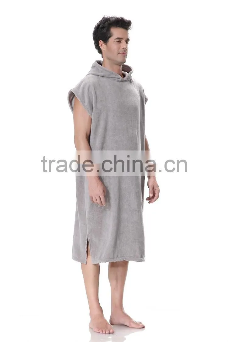 Surf poncho microfiber hooded poncho beach towel for adults
