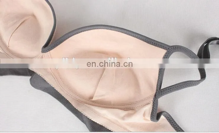 New design no steel ring yoga bra top with removable pads, women sport bra