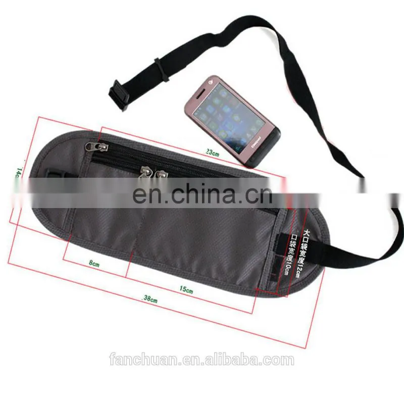 Universal Hidden Fold Polyester Travel Money Belt
