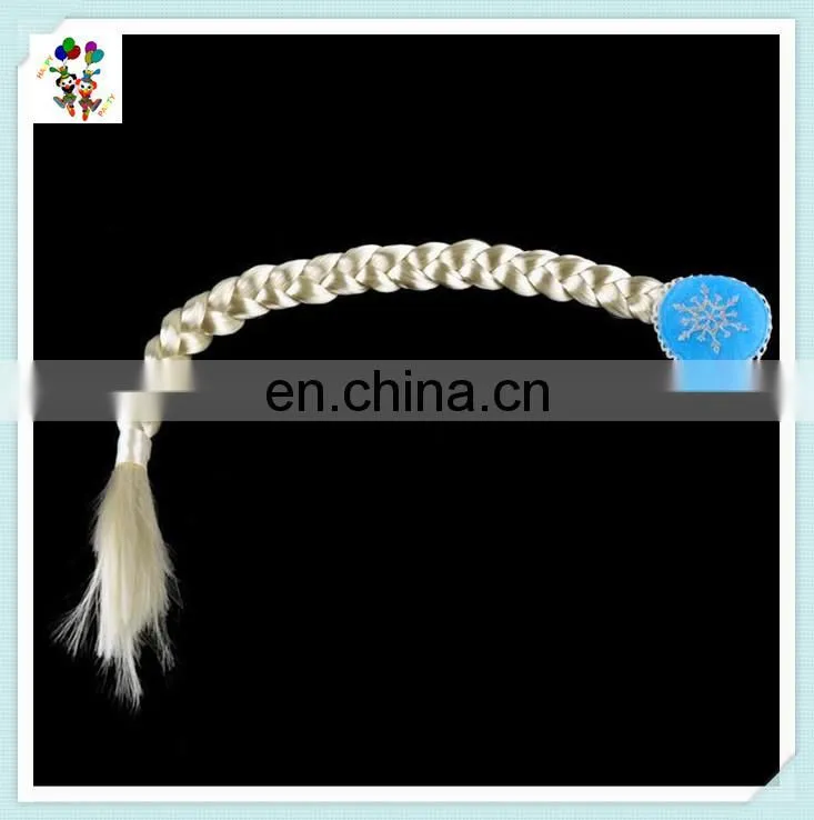 Girls Twist Braided Plait Hoop Colors Synthetic Hair Headband HPC-0134