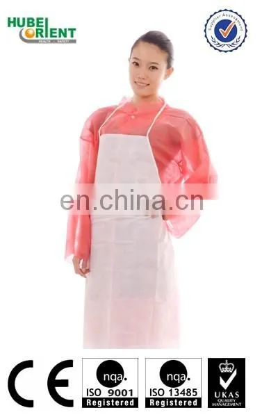 PE Disposable plastic Apron for cooking/ cleaning/ kitchen