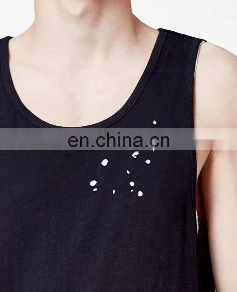 Tank top men summer Gym Singlet Wholesale Mens Tank Top/wholesale