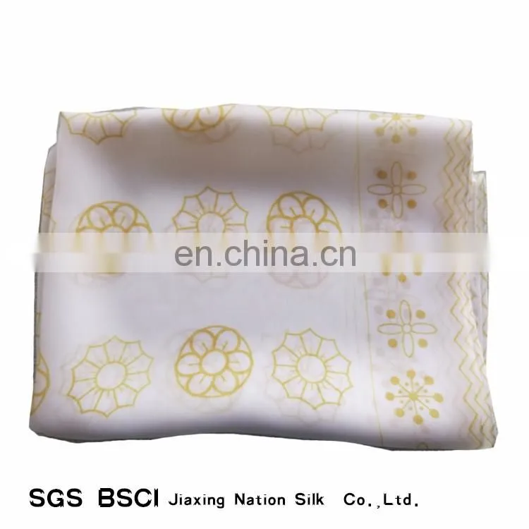 Woman polyester chiffon flower printing scarf